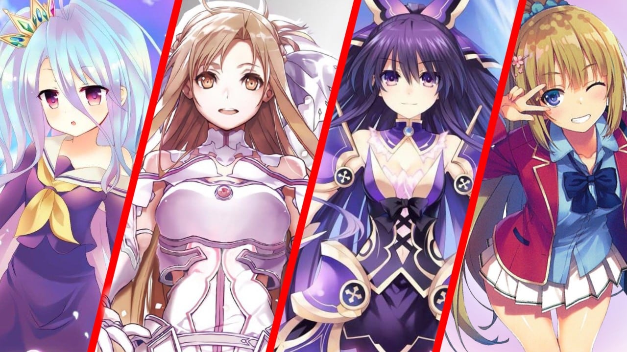 Asuna Tohka Shiro y Kei Karuizawa
