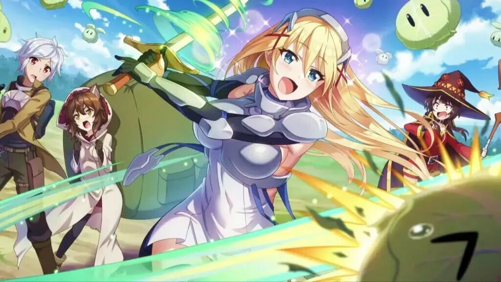 Konosuba!: Fantastic Days anuncia una colaboración con Danmachi 