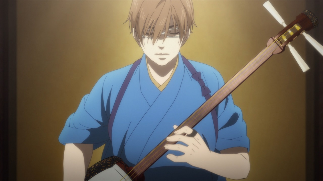 seiryuu tocando el shamisen