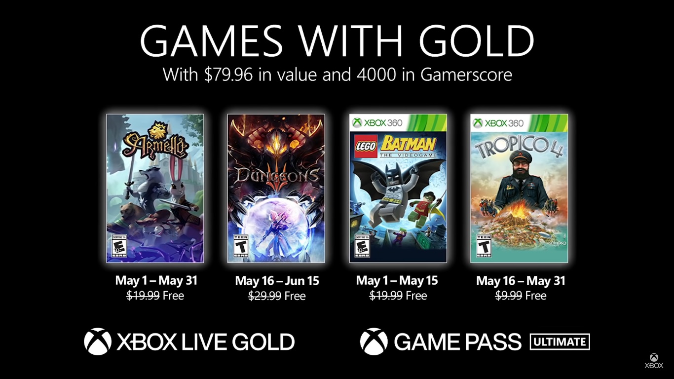 Xbox Live Gold - May 2021