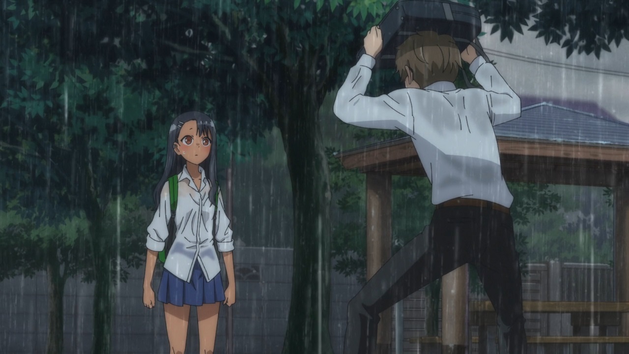 nagatoro en la lluvia