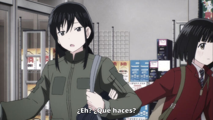 Reiko y Koguma de Super Cub