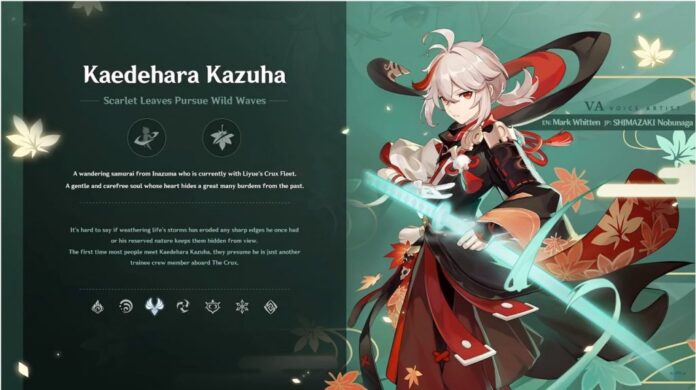 Kaedehara Kazuha