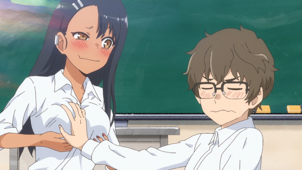 nagatoro juega con naoto