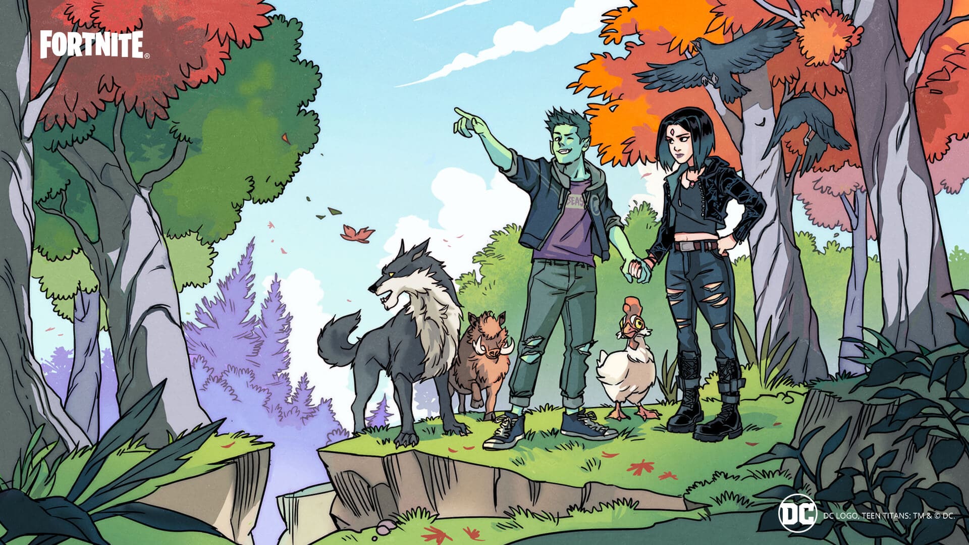 Beast boy fortnite imagen decorativa