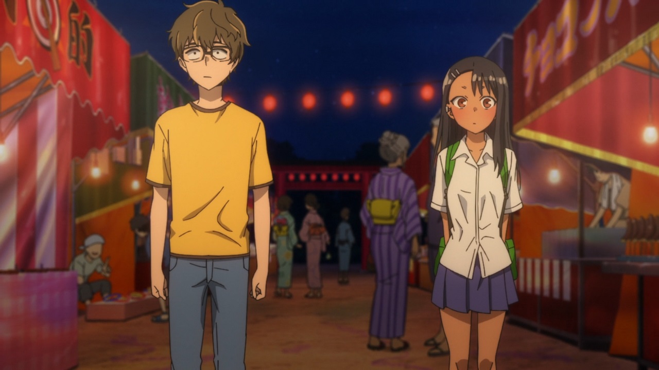 nagatoro y naoto solos en el festival