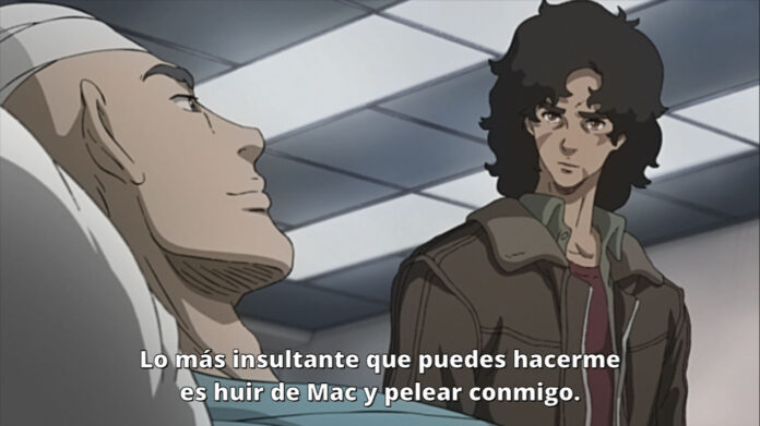 Liu con Joe (Megalobox 2)