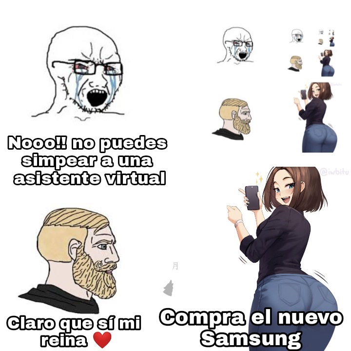 Memes y videos de la waifu de Samsung invaden internet