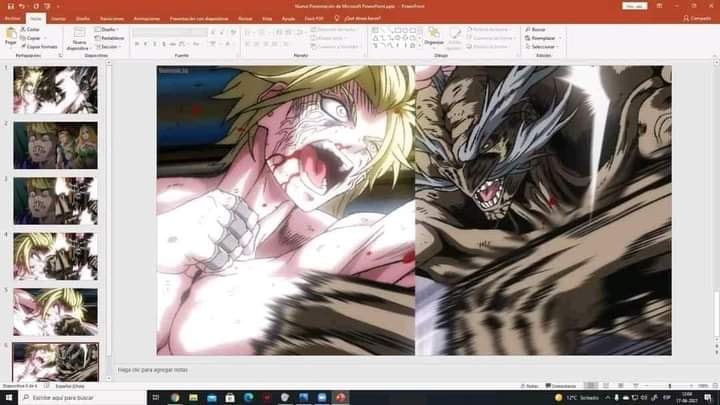 Recrean el anime Shuumatsu no Valkyrie como una presentación de PowerPoint debido a su "mala animación"