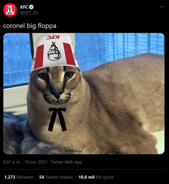 KFC publica un meme de una waifu de anime con el Coronel Sanders y se hace viral en redes sociales