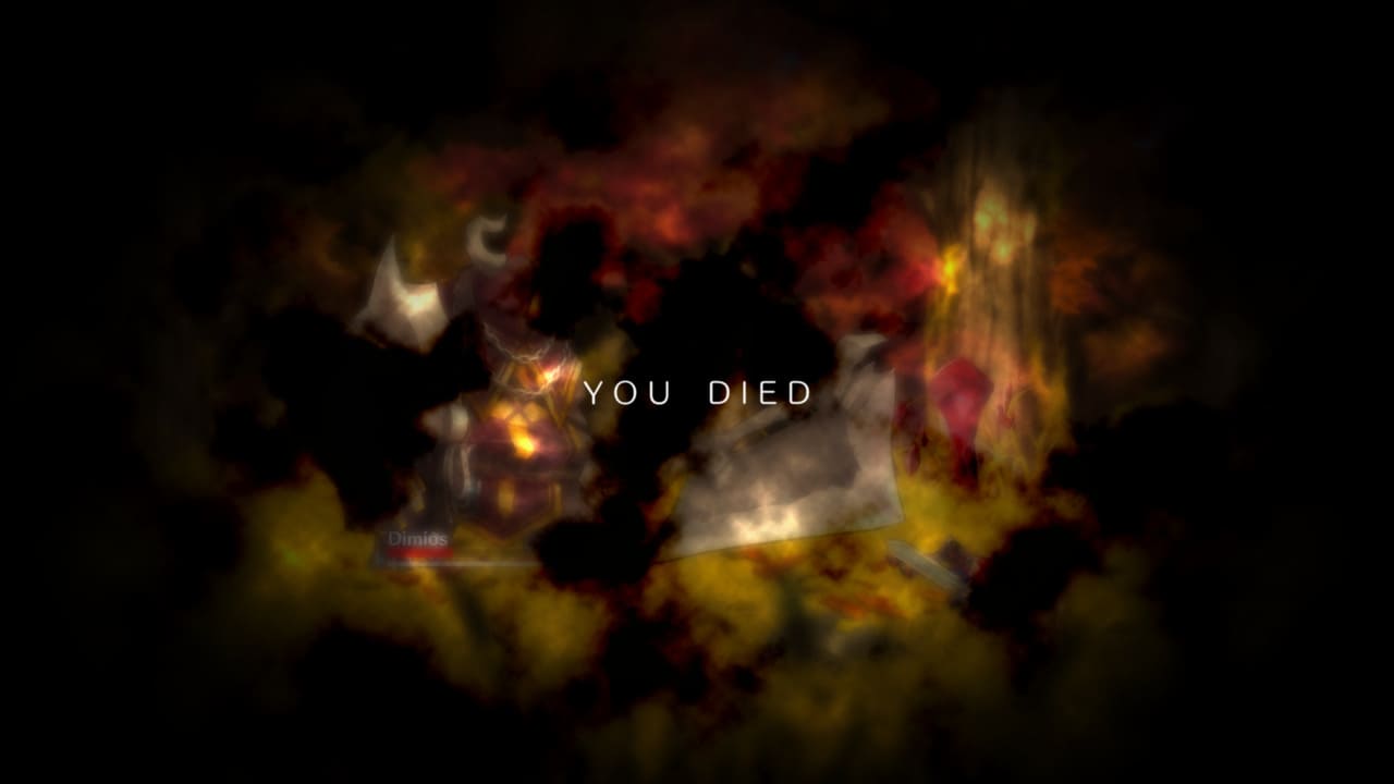 lost epic - pantalla de muerte