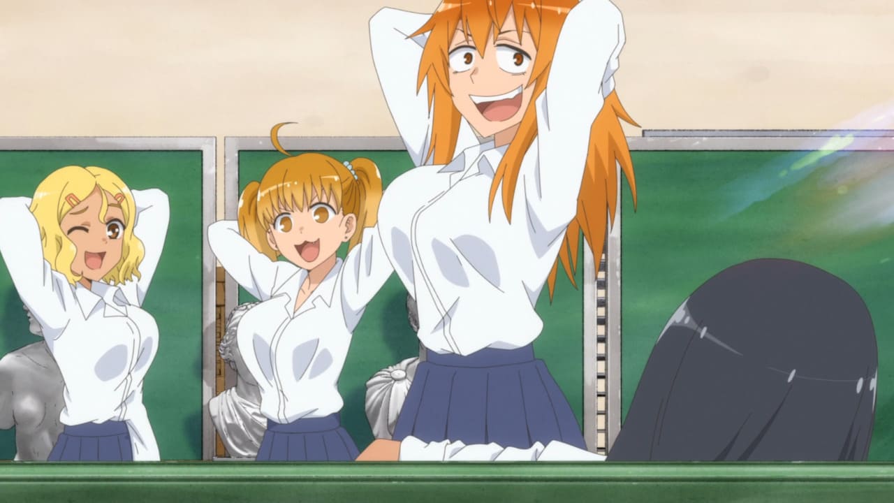 Amigas de Nagatoro burlandose por la falta de trama