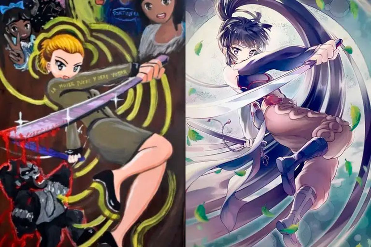 Artista Argentina plagia ilustraciones de anime