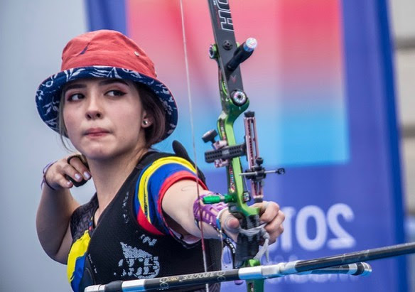 La atleta colombiana Valentina Acosta Giraldo enamora a Japón