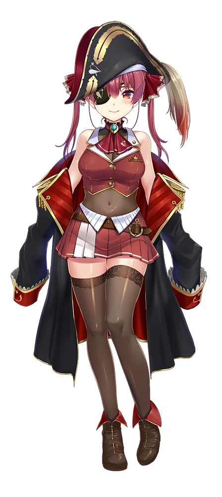 Houshou-Marine-vtuber-hololive-diseño-completo