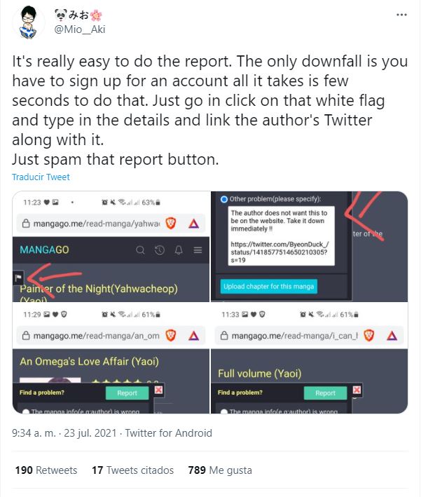 La autora de Yahwacheop denuncia a sitios por distribuir su obra de manera ilegal