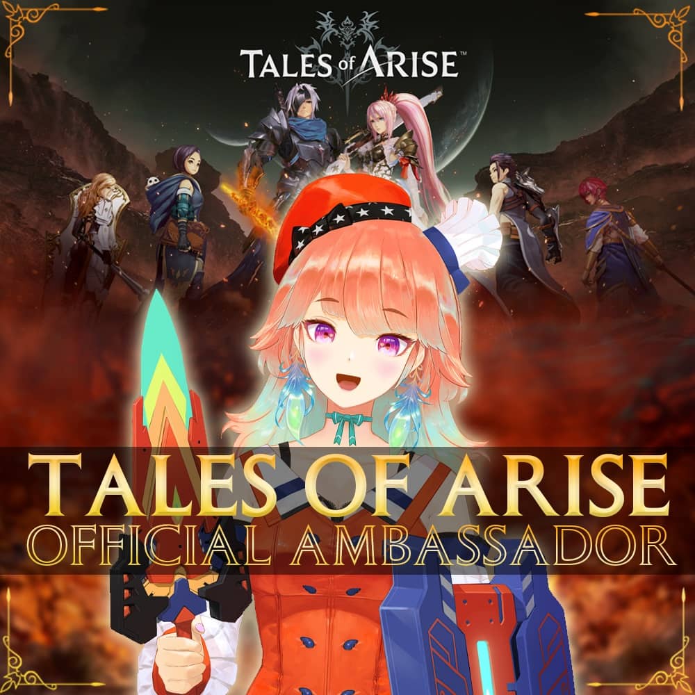 La Vtuber Kiara Takanashi se convierte en embajadora oficial de Tales of Arise. 