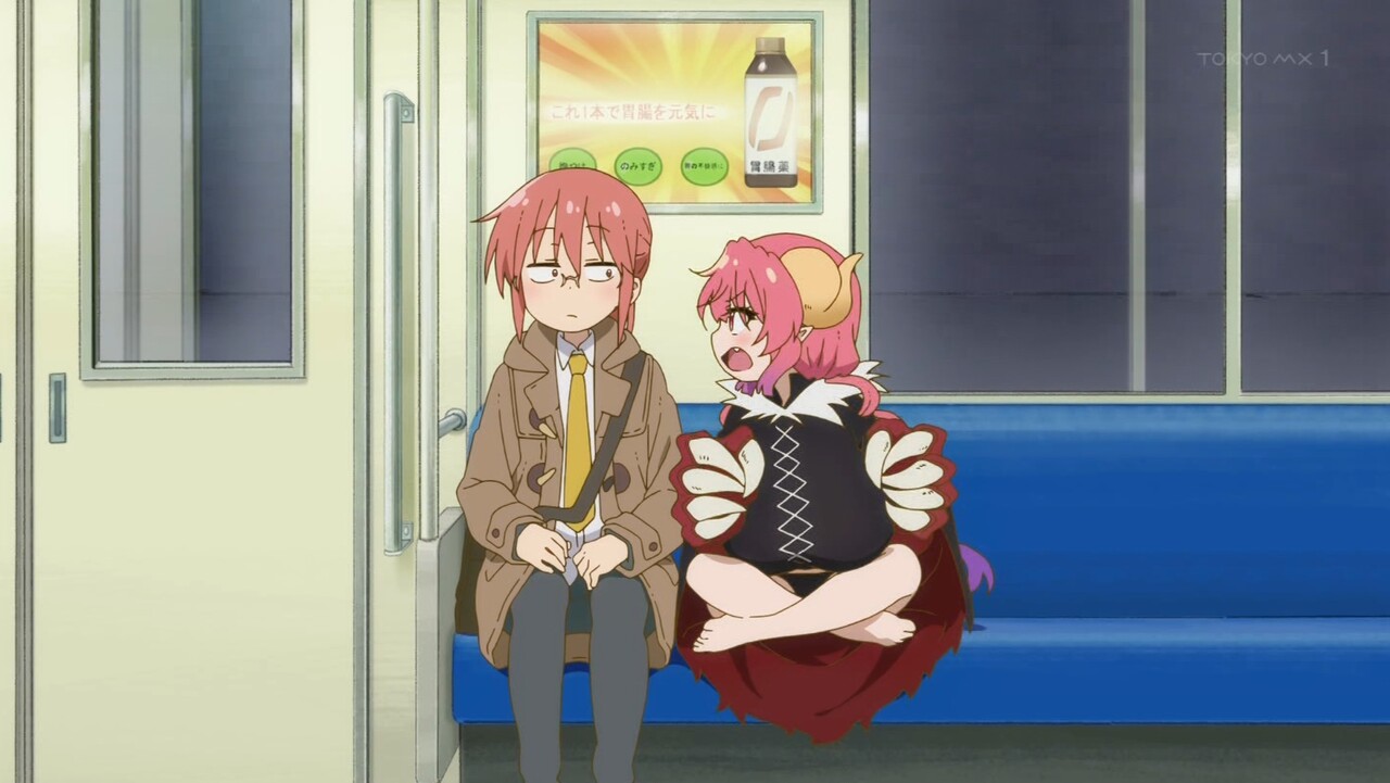 Kobayashi-San Kobayashi conversando con Ilulu