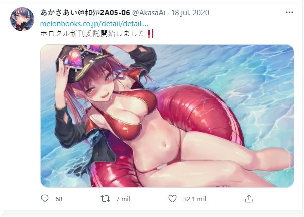 Houshou-Marine-vtuber-nuevo-diseño-twitter-1