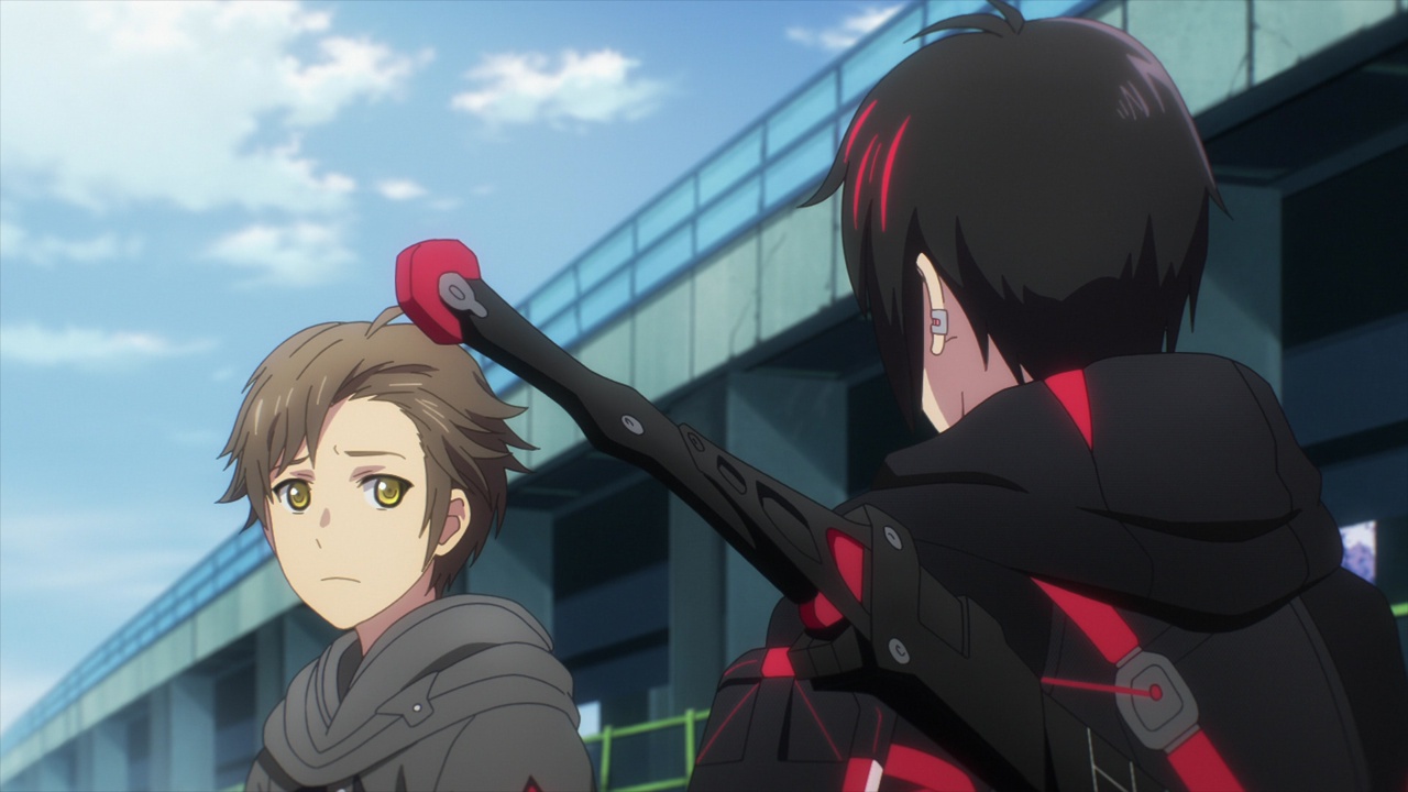 Scarlet nexus - yuito conversa con nagi