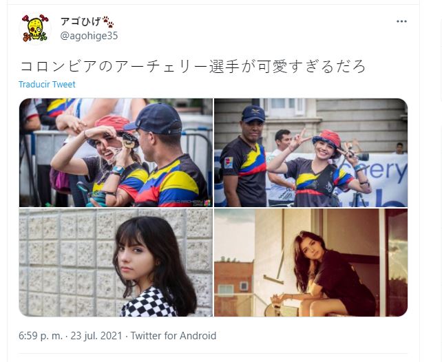 Japón se vuelve loco por la atleta colombiana Valentina Acosta