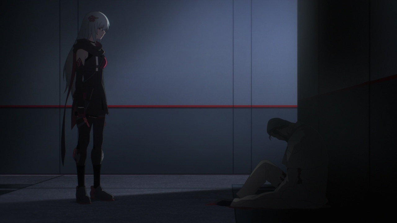 scarlet nexus - kasane asesinando al padre de yuito