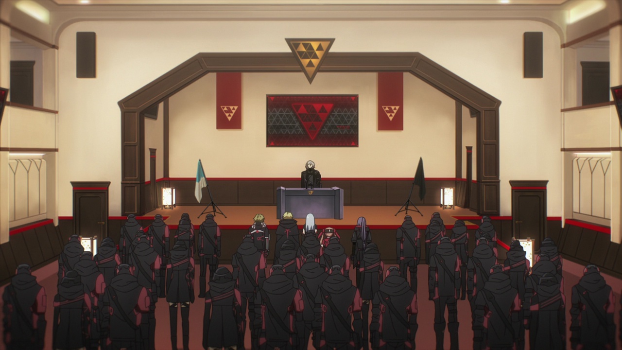 scarlet nexus - karen formando su ejercito de seiran