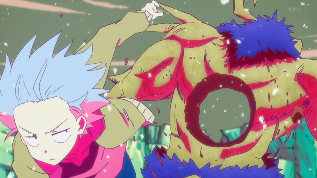 Heion Sedai no Idaten-tachi Hayato derrota un demonio