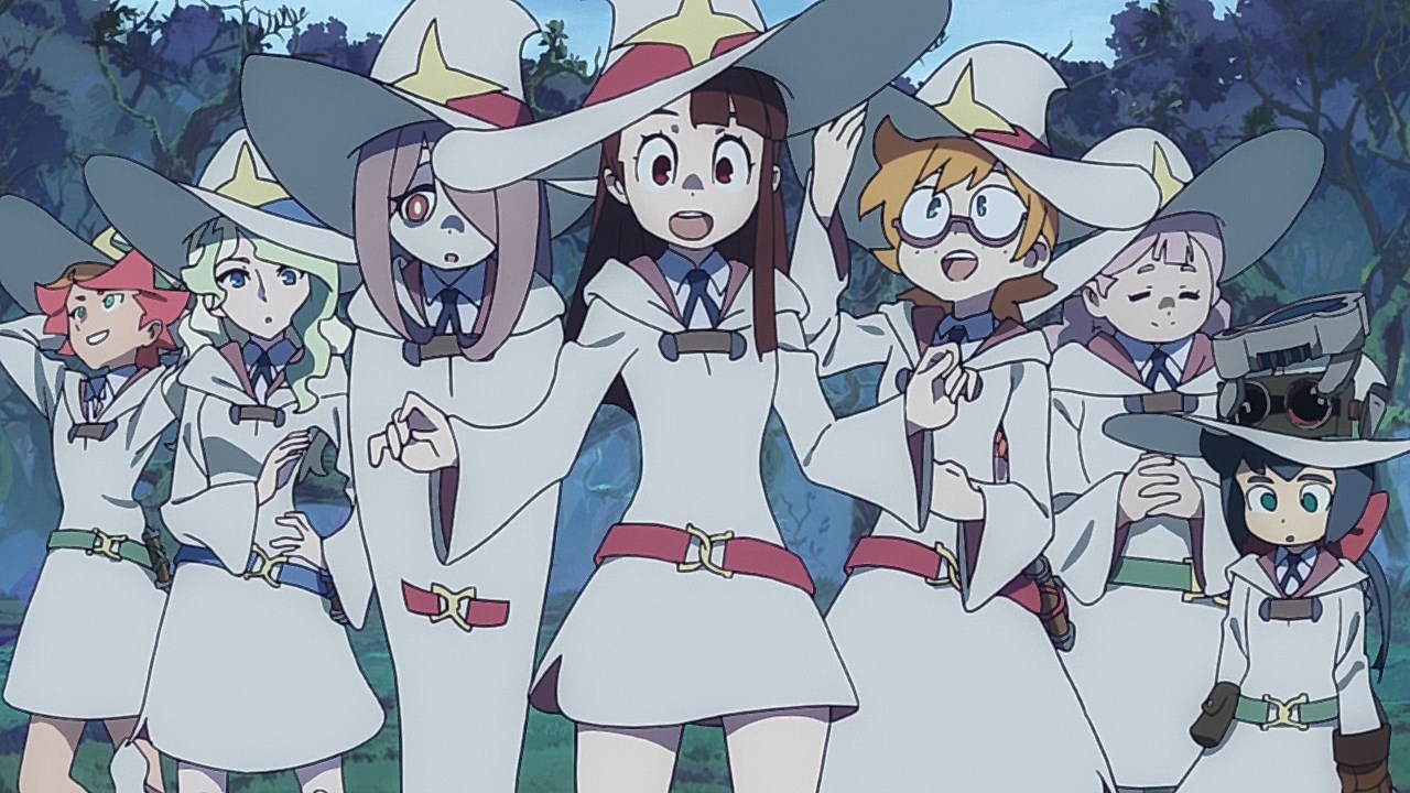 La escena final de Little Witch Academia es simplemente fantástica.