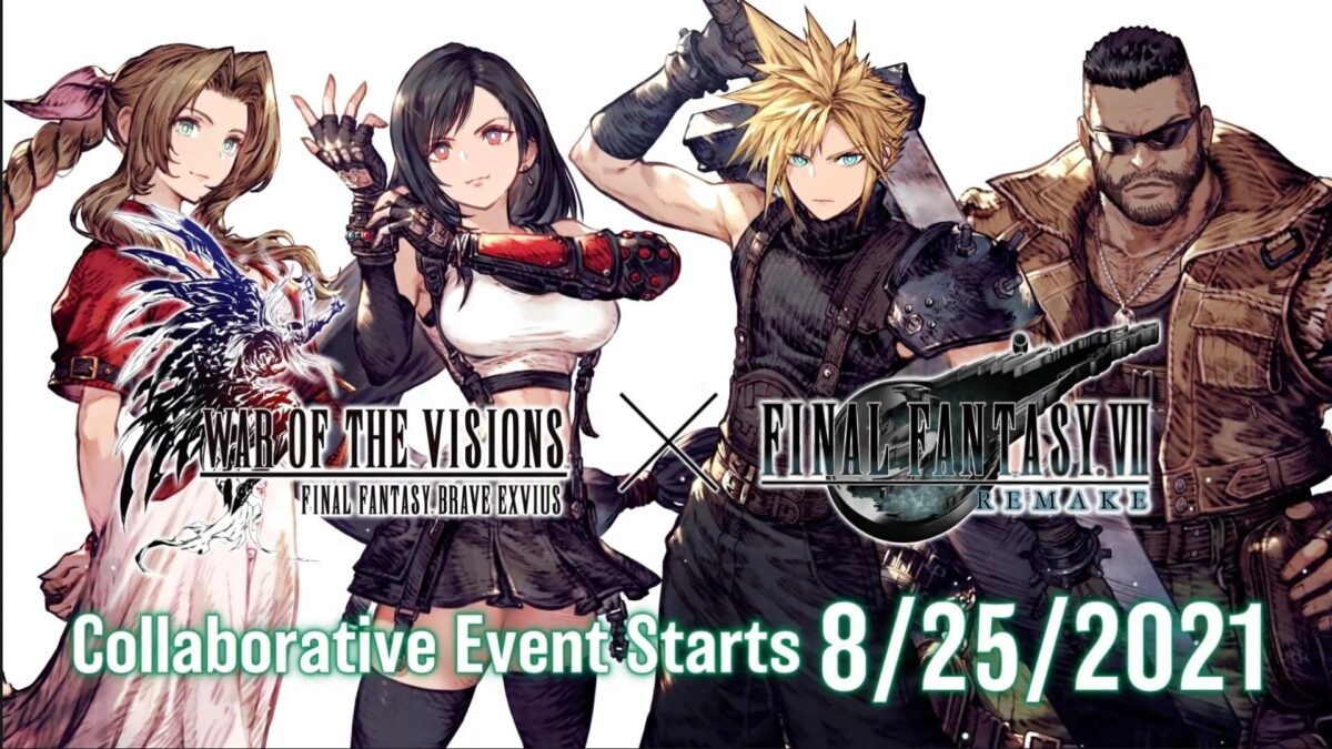 War of the Visions Final Fantasy Brave Exvius tendrá un evento de colaboración con FFVII