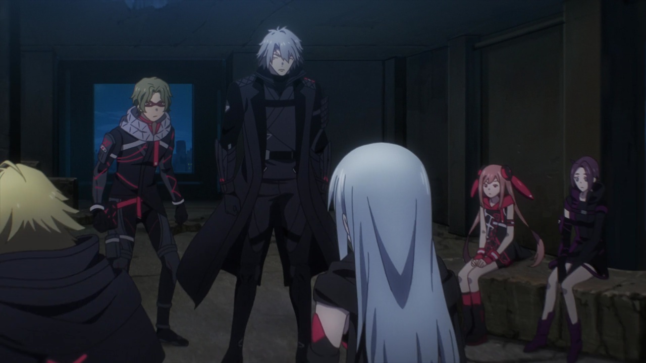 scarlet nexus - karen se aparece ante kasane y compañia