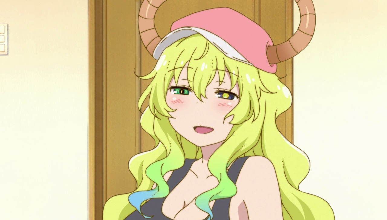 Lucoa del anime Kobayashi-san Chi no Maid Dragon ara ara
