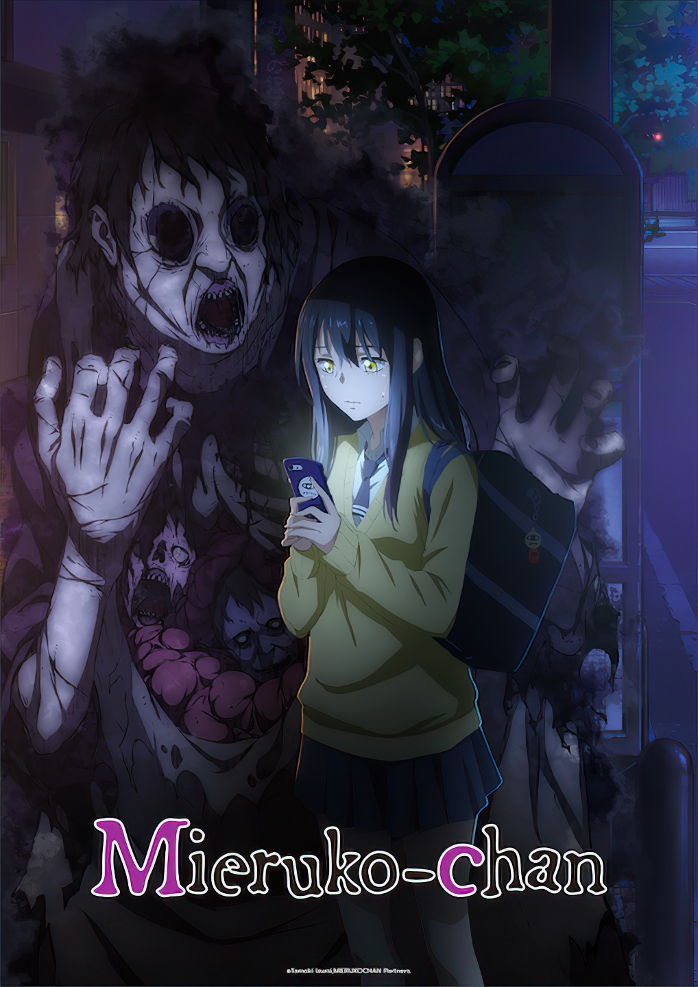 Mieruko-chan - Anime visual