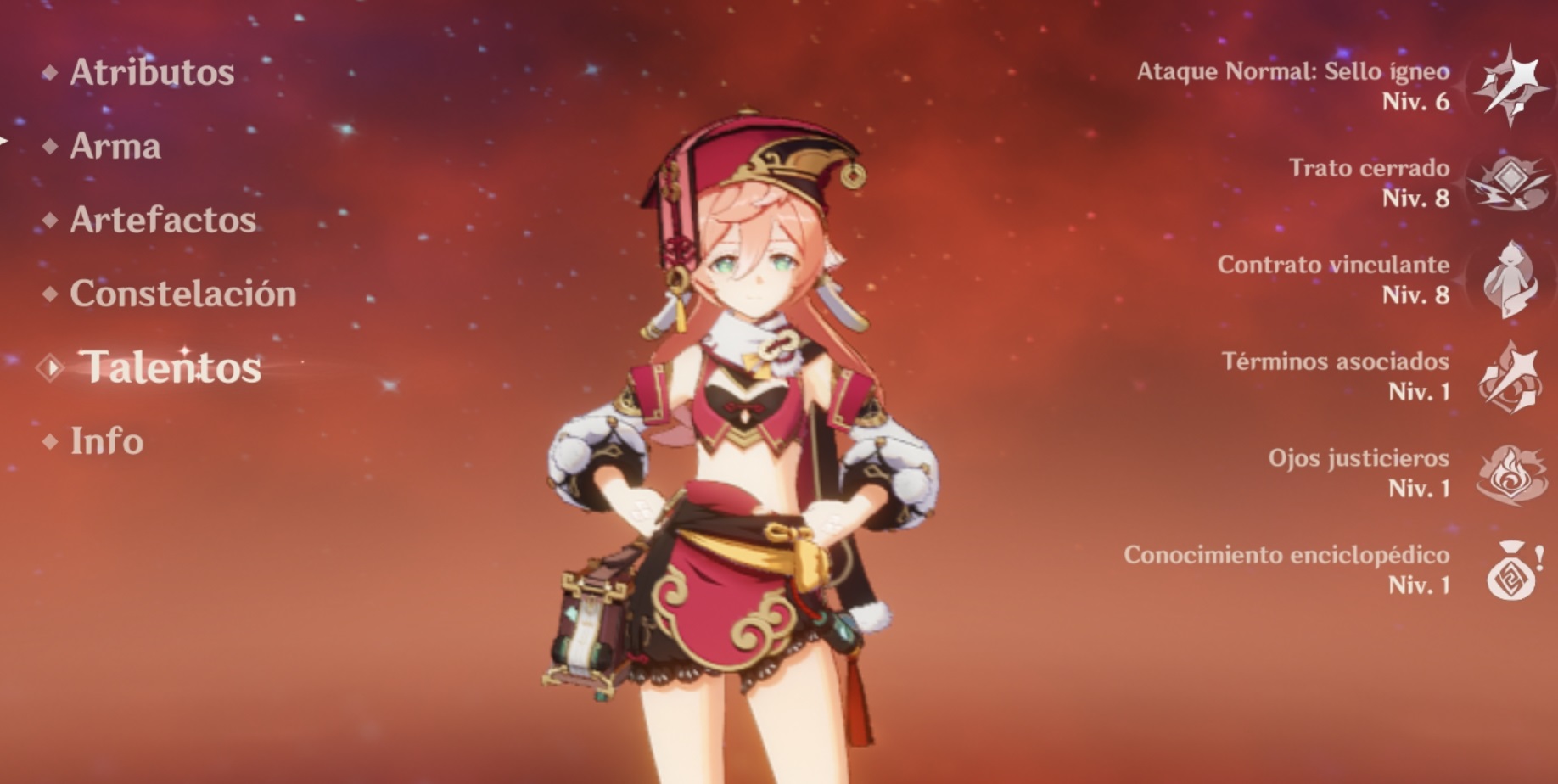 Yanfei, La letrada inocente - Build y Guía - Genshin Impact