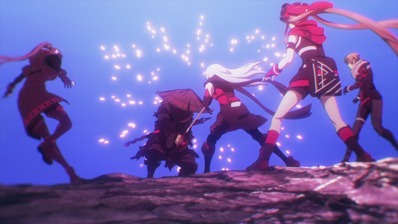 scarlet nexus - yuito del futuro se enfrenta a kasane y compañia