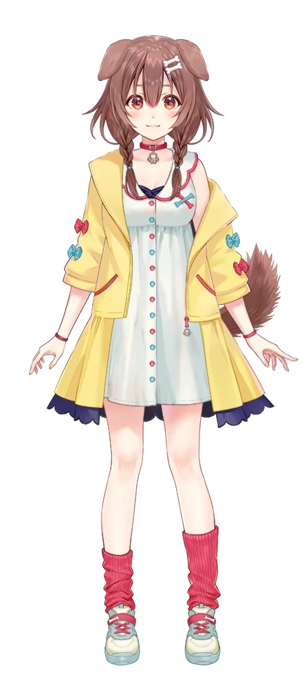 Inugami-Korone-vtuber-diseño-completo