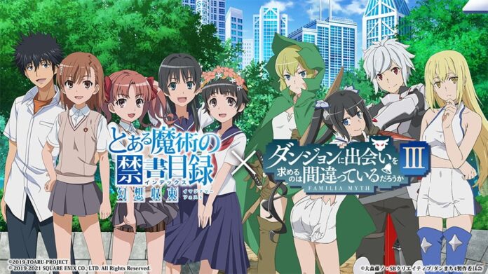 To Aru Majutsu no Index Imaginary Fest colabora con Danmachi