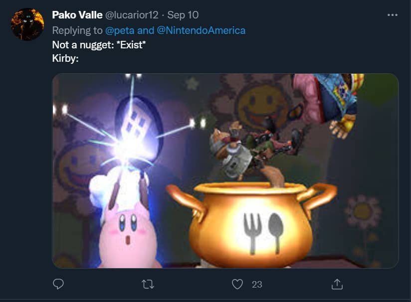 PETA quiere su mascota en Smash Bros