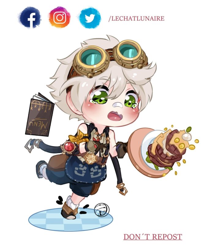 Descubre los increíbles dibujos chibi que ganaron el concurso de Genshin Impact