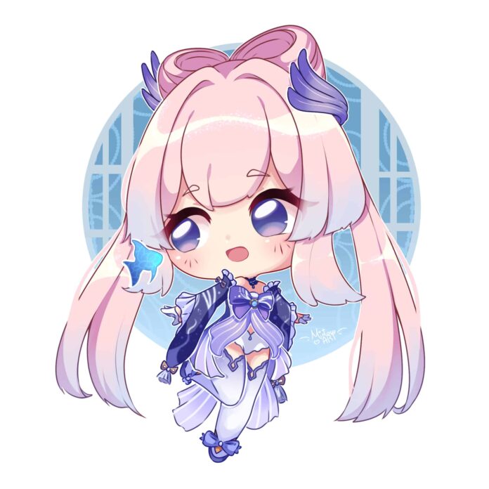 Descubre los increíbles dibujos chibi que ganaron el concurso de Genshin Impact