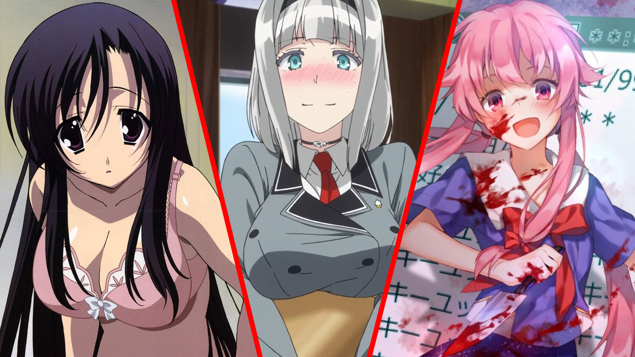 Las chicas yandere más populares y queridas del anime