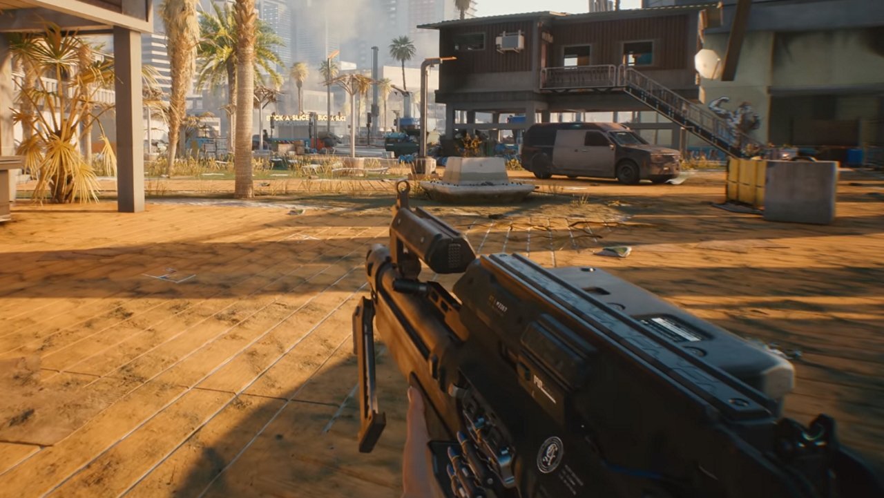 Armas de poder en Cyberpunk 2077