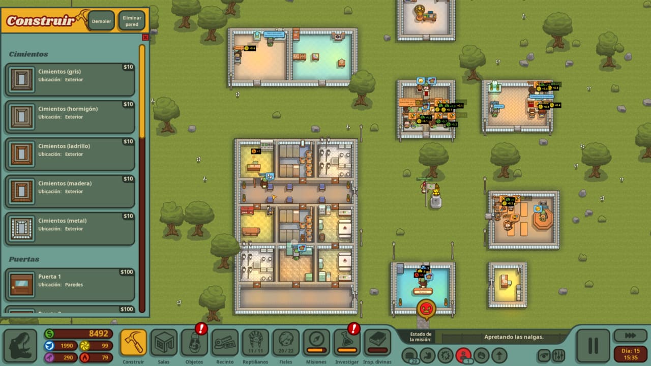 honey i joined a cult - construción