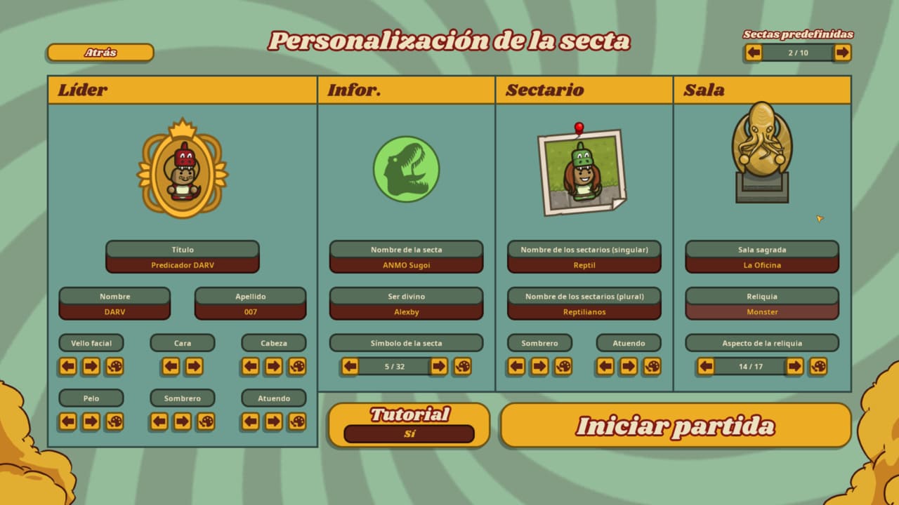honey i joined a cult - personalizacion
