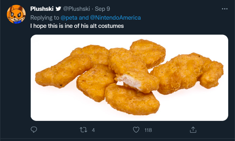 PETA quiere su mascota en Smash Bros