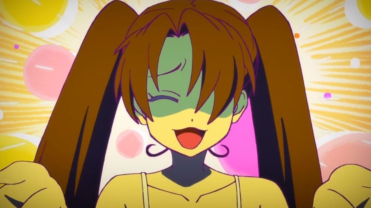 Heion Sedai no Idaten-tachi Miku sonriendo