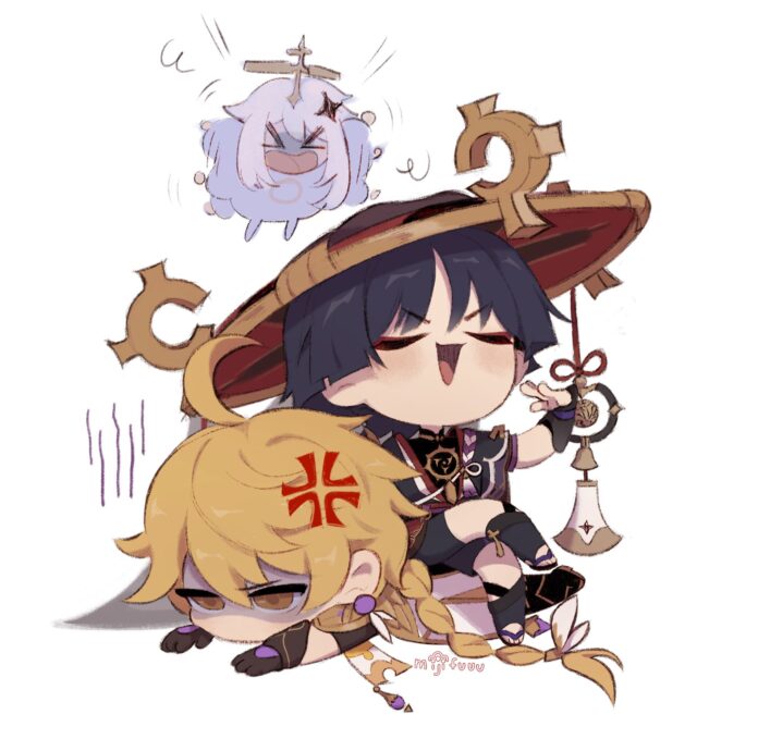 Descubre los increíbles dibujos chibi que ganaron el concurso de Genshin Impact