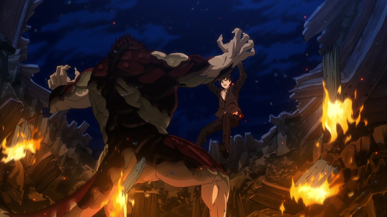 tantei wa mou shindeiru - kimihiko y chamaleon caen al piso inferior del barco