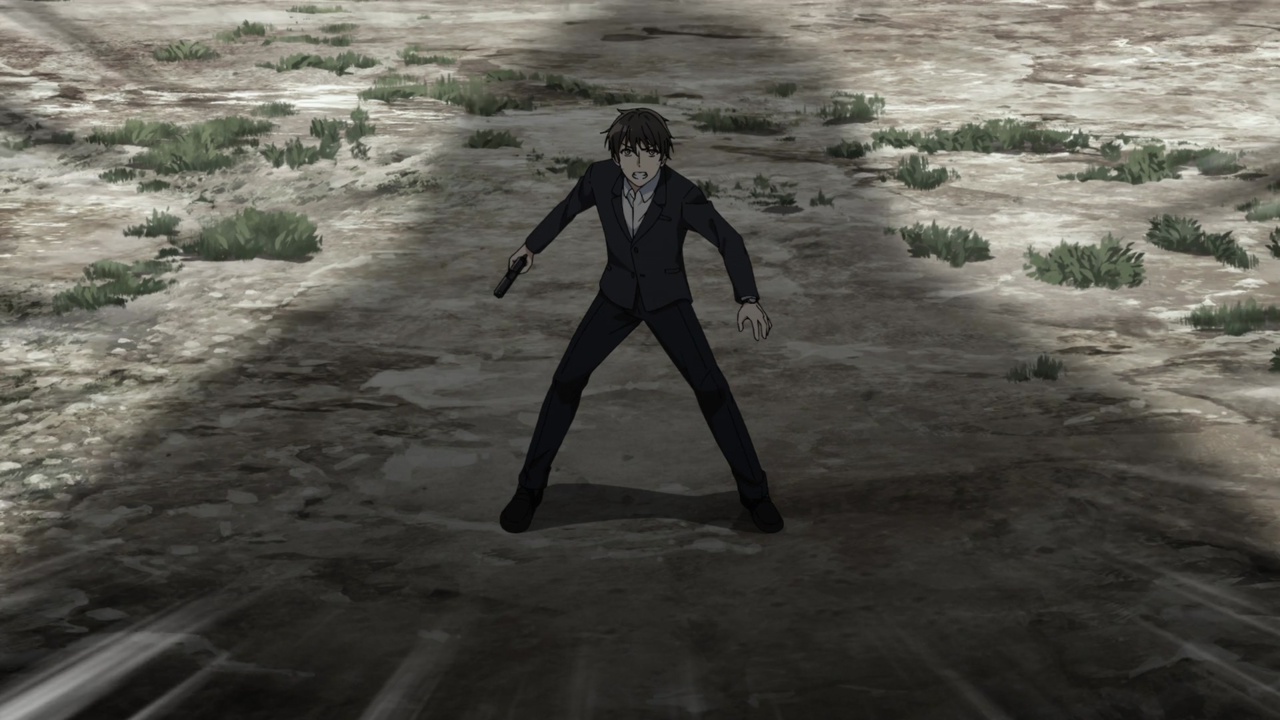 tantei wa mou shindeiru - un monstruo gigante ataca a kimihiko