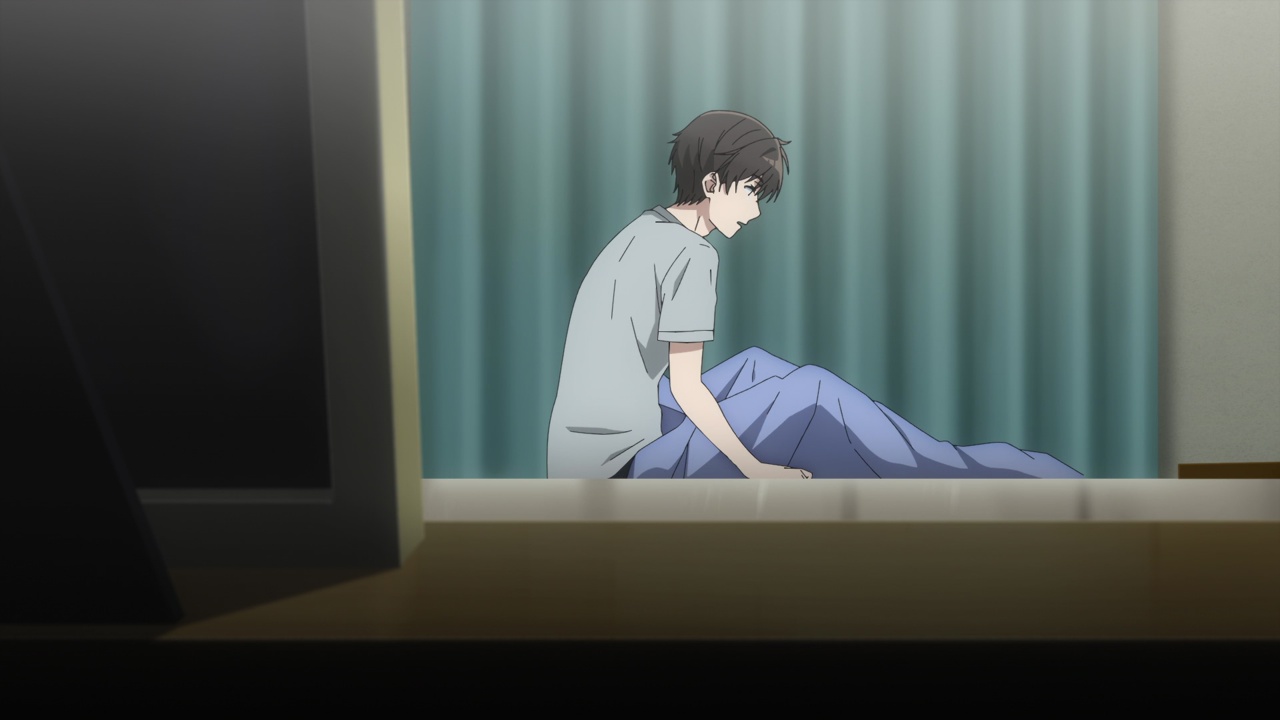 tantei wa mou shindeiru - kimihiko despierta en su habitacion